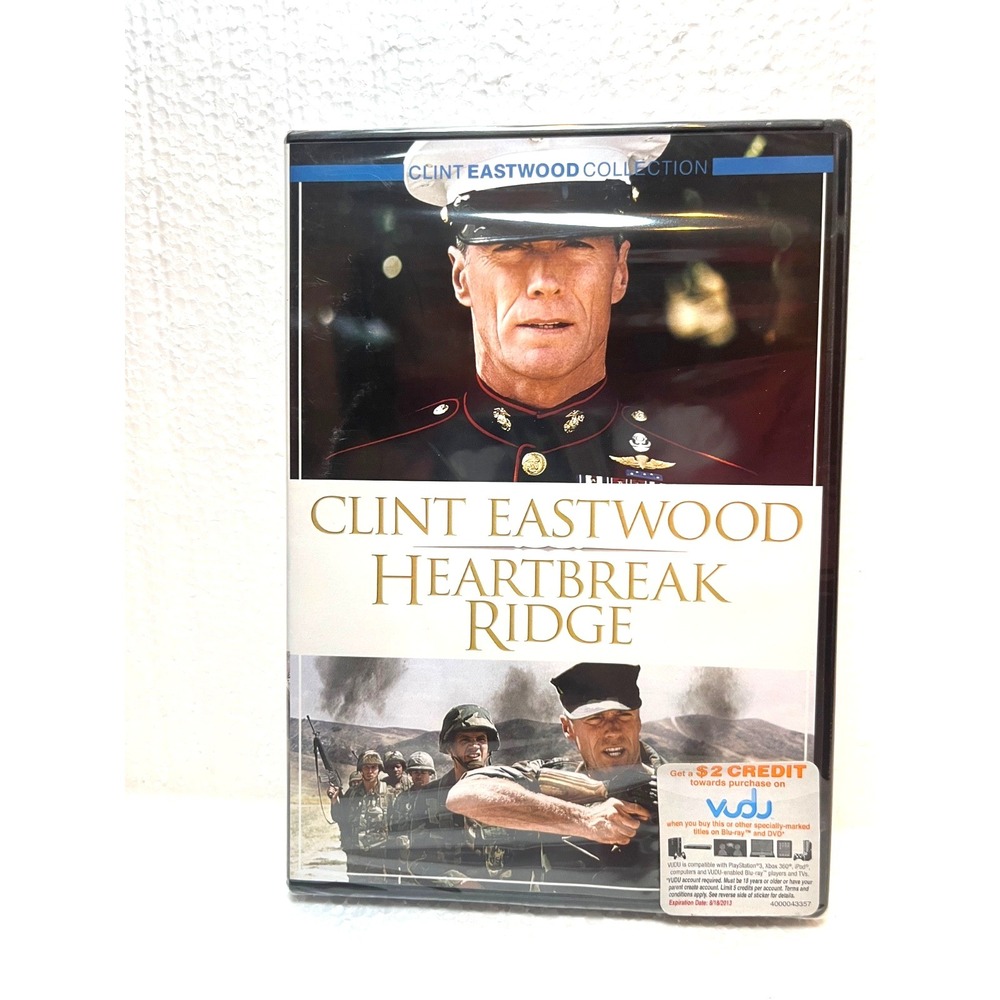 HEARTBREAK RIDGE - Clint Eastwood - DVD - BRAND NEW‎ SEALED!
